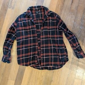 Women's Madewell Plaid Shirt Size S